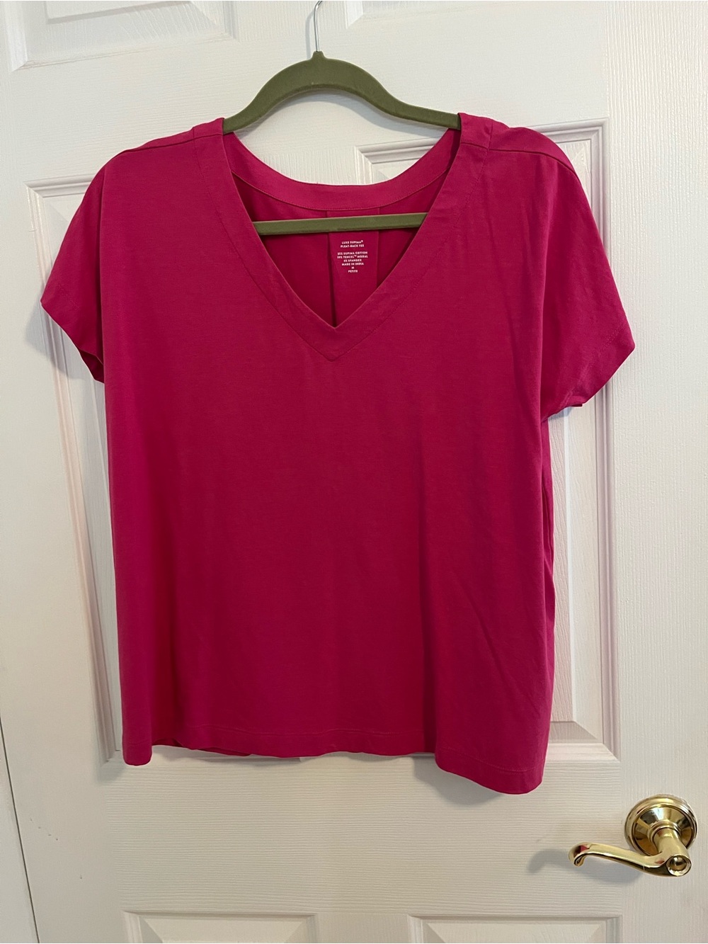 J Jill Luxe Supima Scoop Neck Tee